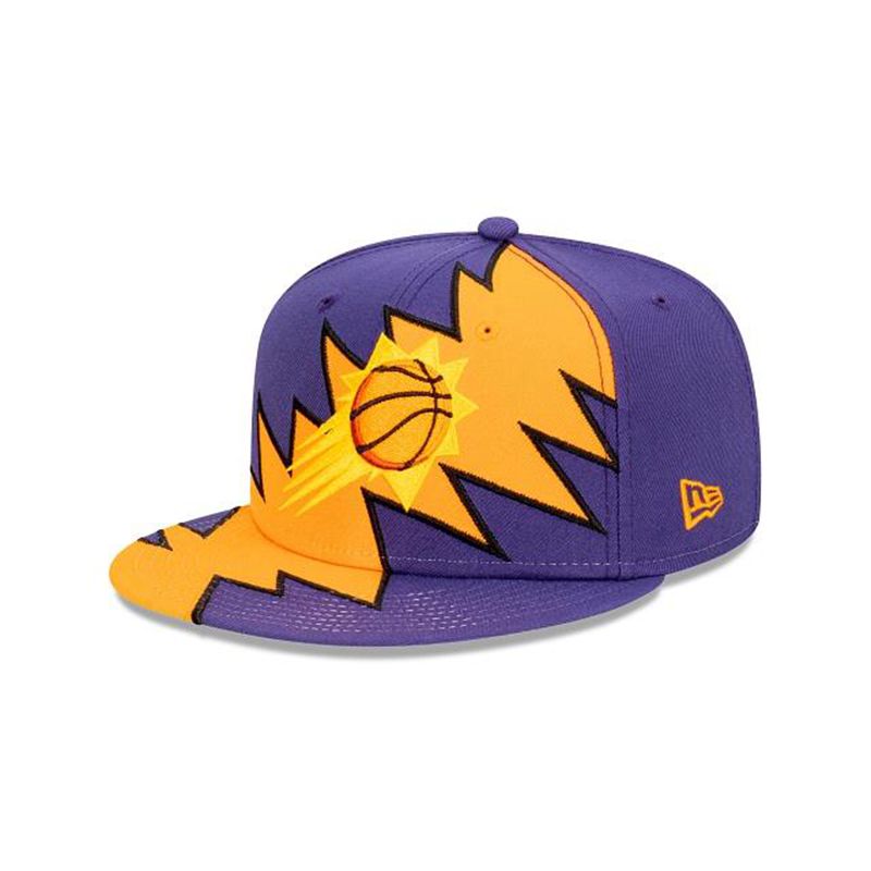 NBA Phoenix Suns Flash 9Fifty Snapback (AHH7265) - Purple New Era Caps